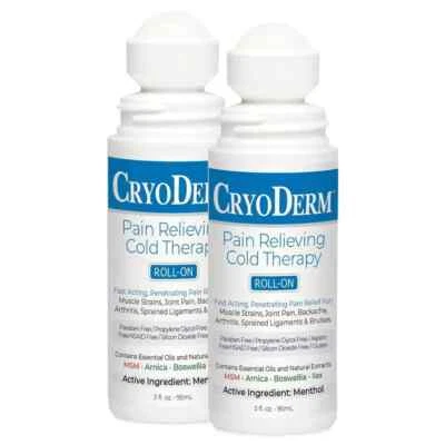 Cryoderm Pain, Relieving Roll On 3 oz (2 PACK) - Image 1 of 4