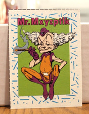 1989 DC Comics Backing Board Cards Great Villains Mr. Mxyzptlk #51