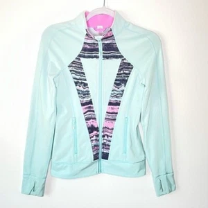 Ivivva by Lululemon Girls size 14 Perfect Your Practice Jacket in Light Blue M10 - Picture 1 of 8