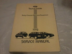 1992 FORD TAURUS & SABLE WORKSHOP MANUAL - Picture 1 of 5