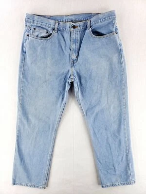 Faded Glory 40x30 Regular Fit Jeans Classic Denim Faded Stone Wash Workwear - Image 1 of 4