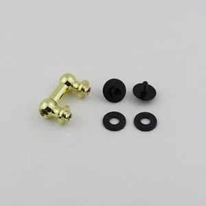10 PCS 1" Tom Tube Lugs Double End BRASS with Gaskets & Screws M4*11MM Space 1" - Picture 1 of 3