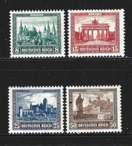 GERMANY – 1930 – SEMI-POSTAL – GERMAN SCENES – Scott # B34-37 – SET OF 4 - MINT - Picture 1 of 2