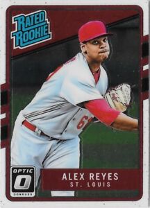 Alex Reyes 2017 Panini Donruss Optic Rookie RC St. Louis Cardinals Baseball Card