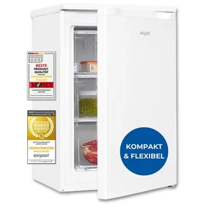 Exquisit Gefrierschrank, Tiefkühlschrank, 85 L, klein, kompakt, GS81-050C weiss - Bild 1 von 9