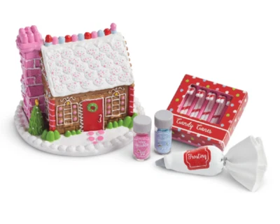 American Girl AG Wellie Wisher Festive Gingerbread House Set for Dolls - Image 1 of 2