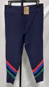 Boden Leggings mit hoher Taille und Tasche marineblau gestreift – US-Größe 12 - Bild 1 von 3