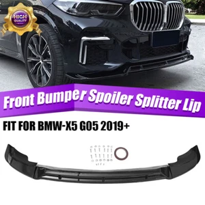 For 19-23 BMW G05 X5 M Sport Style Front Bumper Lip Spoiler Lower Splitter Black - Bild 1 von 11