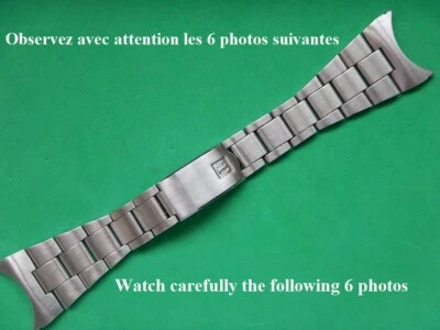 TISSOT SEVEN STEEL BRACELET 2236 40731 FOR 44656/01 OR 46658/01 = DYNAMIC OMEGA - Photo 1/4
