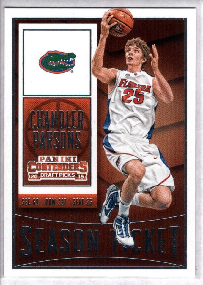 Boleto de temporada 2015-16 Panini Contenders selecciones del draft #16 Chandler Parsons casi nuevo-como nuevo J Foto 1 de 1