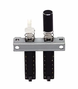 20pz Manopola Alluminio per Interruttore Interblocco Corpo Tondo Foro Quadrato φ 8x16mm Nero - Foto 1 di 4