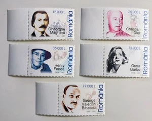 Romanian Stamps. Scott's # 4694-8 . MNH. Famous People. sal's stamp store. - Picture 1 of 2