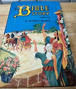Vintage Book The Bible Story by Arthur S. Maxwell (Hardcover) Vol. 5  EVC B14 - Imagen 1 de 17