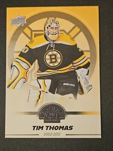23-24 Upper Deck Bruins Centennial Tim Thomas 🚨🚨🚨 Silver Base - Picture 1 of 2