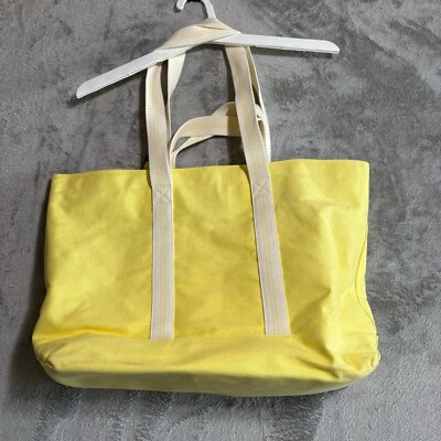 Universal Thread Yellow Tote Bag Purse Canvas READ - Image 1 of 4