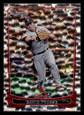 2012 Bowman Silver Ice #147 David Freese - Image 1 of 2