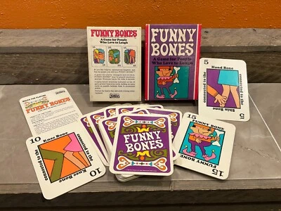 Vintage 1968 Funny Bones Card Game Parker Brothers Fun & Laughs Game Is Complete - Image 1 of 4