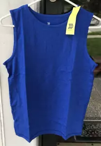 Boys All In Motion sz L 12/14 Blue Sleeveless T-Shirt Tank Top New K - Picture 1 of 6