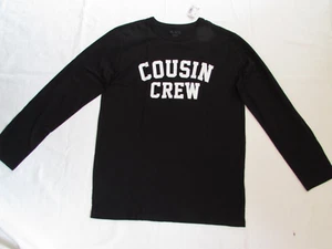 The Children's Place Printed Cousin Crew T-Shirt Youth Black Unisex Kids XL (14) - Picture 1 of 13