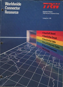 TRW WORDWIDE CONNECTOR RESOURCE CATALOG 1986 - Afbeelding 1 van 2