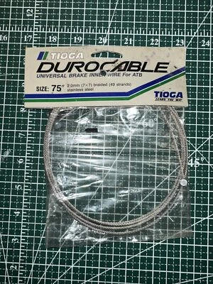 Tioga Durocable Universal Braided Brake Cable Inner Wire Stainless 2mm - ATB BMX - Image 1 of 4