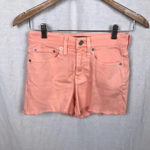 NEU J Crew Damen hoch geschnitten stückgefärbt abgeschnitten Boy Short Denim Freizeit Größe 24 - Bild 1 von 6