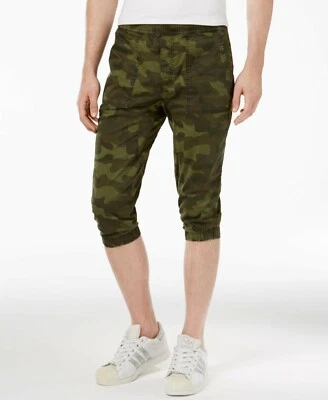 Nuevos pantalones cortos camuflados American Rag para hombre verde militar nuevos con etiquetas precio de venta sugerido por el fabricante $40 A4904 Foto 1 de 4