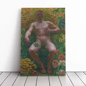 Kristian Zahrtmann Nude Male Canvas Wall Art Print Framed Picture Home Decor - Picture 1 of 7