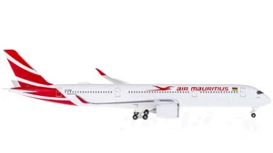 1:500 Herpa Air Mauritius AIRBUS A350-900 Passenger Airplane Diecast Plane Model - Picture 1 of 5
