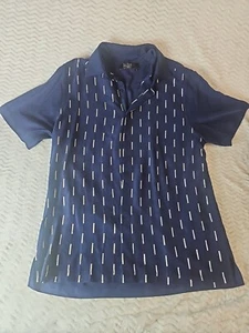 Nat Nast Luxus Original American Fit Herren Gr. M - 100% Seide Button Down Hemd - Bild 1 von 7