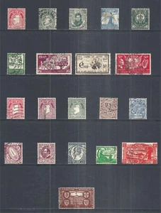 IRELAND       VARIOUS USED ISSUES (A)       1922 to 1949 - Imagen 1 de 2