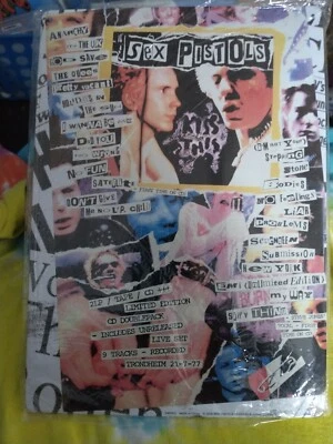 Letrero de hojalata Sex Pistols 11,75 x 8 pulgadas Foto 1 de 4