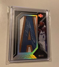 UD Black 2007-08 Antawn Jamison Car Patch Numbered /25 Upper Deck