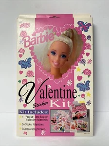 Vintage Mello Smello BARBIE VALENTINE STICKER KIT 1992 COMPLETE - Picture 1 of 5