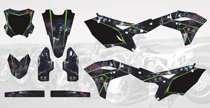 AM0298 MOTOCROSS GRAPHICS DECALS STICKERS FOR KAWASAKI KXF 250 KX250F 2017-2020 - Picture 1 of 1