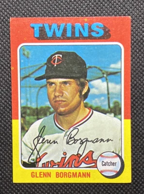 1975 Topps Mini Set Break #127 Glenn Borgmann NM Near Mint Minnesota Twins - Image 1 of 2