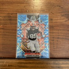 2023 PANINI MOSAIC CEDRIC TILLMAN BLUE REACTIVE PRIZM ROOKIE CARD RC BROWNS #296