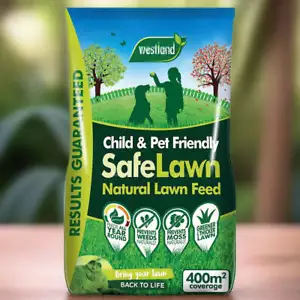 More details for westland safelawn child and pet friendly natural lawn feed 400sq