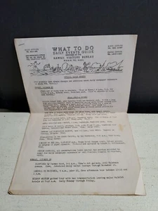 De colección 27 de octubre 2 de noviembre de 1957 Oficina de Visitantes de Hawái Qué hacer Guía de eventos diarios - Imagen 1 de 8