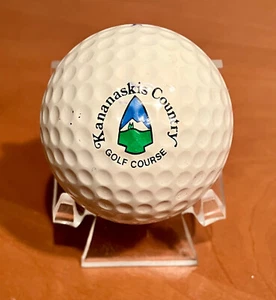 Vintage Kananaskis Country Golf Course Dunlop Blu Max (Canada) Logo Pallina da Golf - Foto 1 di 3