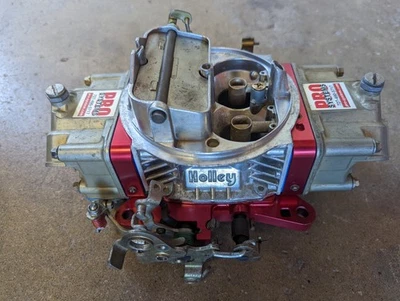 Holley 0-76651 650 CFM Ultra Doble Bomba Carburador Estrangulador Manual Rojo Foto 1 de 4