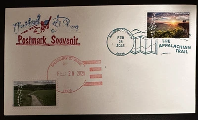 Appalachian Trail NEW Stamp FDC UO - Salisbury CT Artopages NOS XF Set/2 - Image 1 of 4