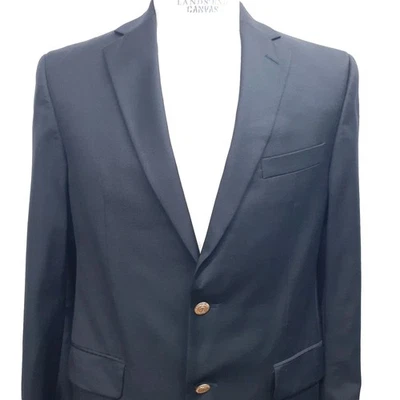 VINEYARD VINES 40 38 R Navy Blue Gold Metal Buttons Wool Blazer Sport Jacket  - Image 1 of 4