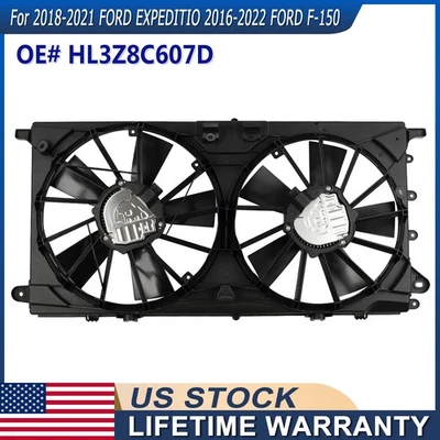 Engine Radiator Cooling Fan for 2016-2022 FORD F-150 2018-21 FORD Expedition New Foto 1 de 4