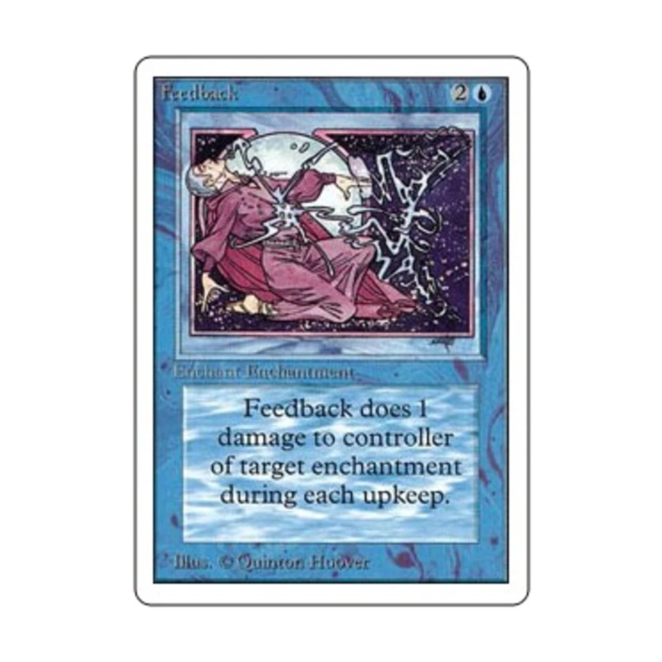 WOTC MtG Unlimited Feedback (C) VG - Image 1 of 1