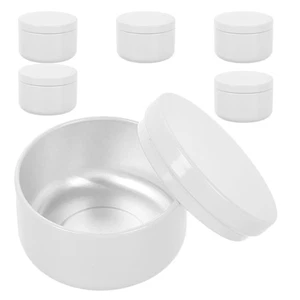 6 Pcs Aromatherapy Packing Can Candle Making Container Tins with Lids - Picture 1 of 12