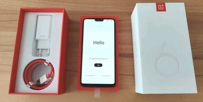 OnePlus 6, 256GB, Midnight Black! In orig. Verpackung, Zubehörpaket! Guter Zust - Image 1 of 4