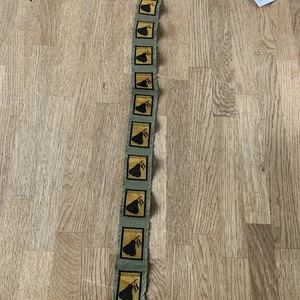 Vintage Worcestershire Ribbon Cloth Patch Badge Boy Scouts Unused Strip of 10 - Picture 1 of 5