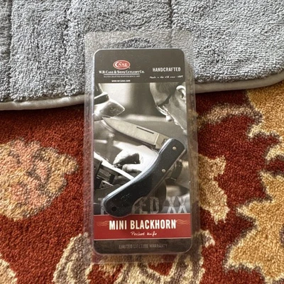 Mini Navaja de Bolsillo Plegable Blackhorn Lockback Acero Inoxidable Nueva en Caja Foto 1 de 2