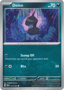 Deino 117/191 Surging Sparks Pokemon TCG Common - Picture 1 of 1